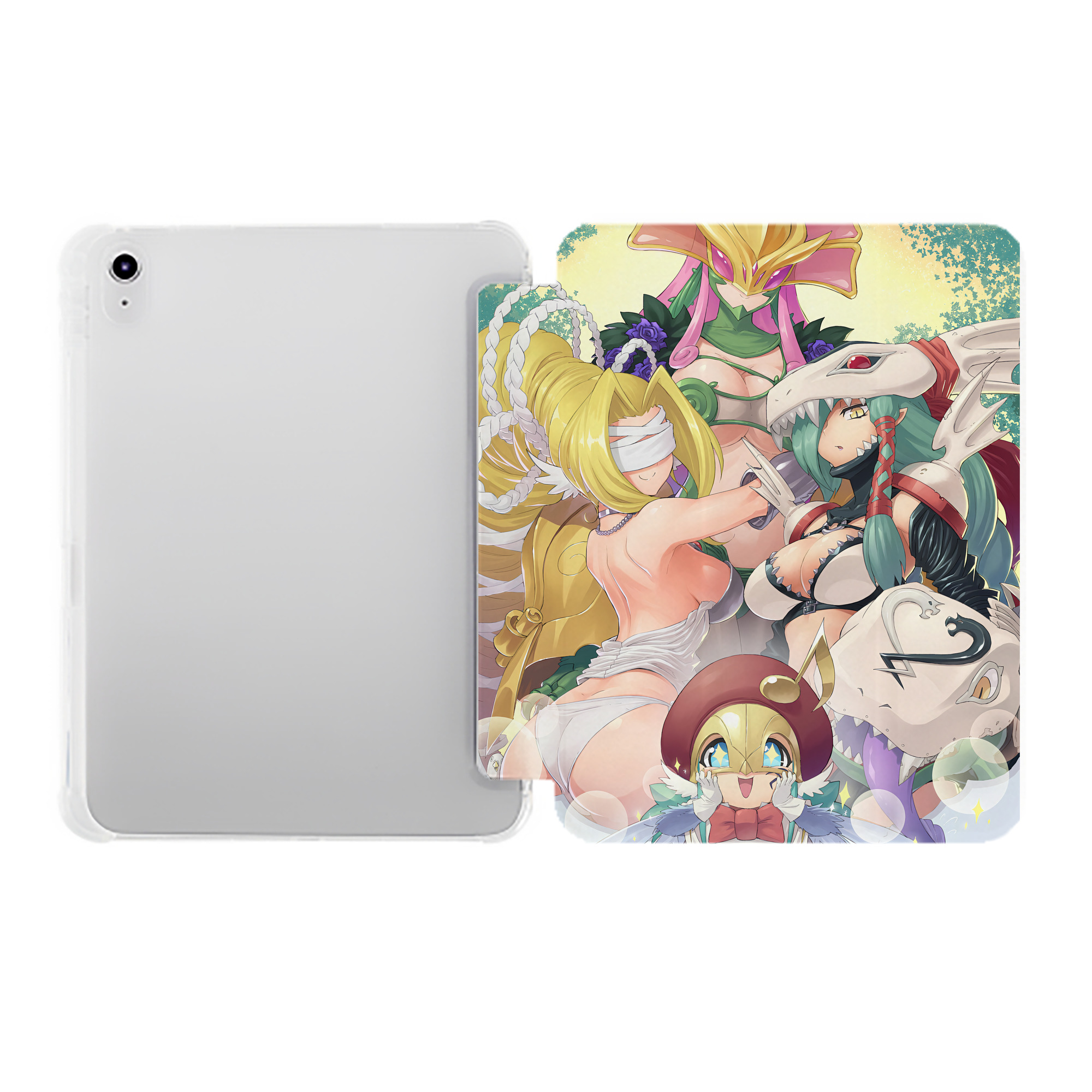 （画像用） Digimon デジタルモンスター/デジモン IPad ケース ペン収納付き 三つ折りスタンド PUレザー×シリコン 対応機種9.5/10.5/10.9インチ
